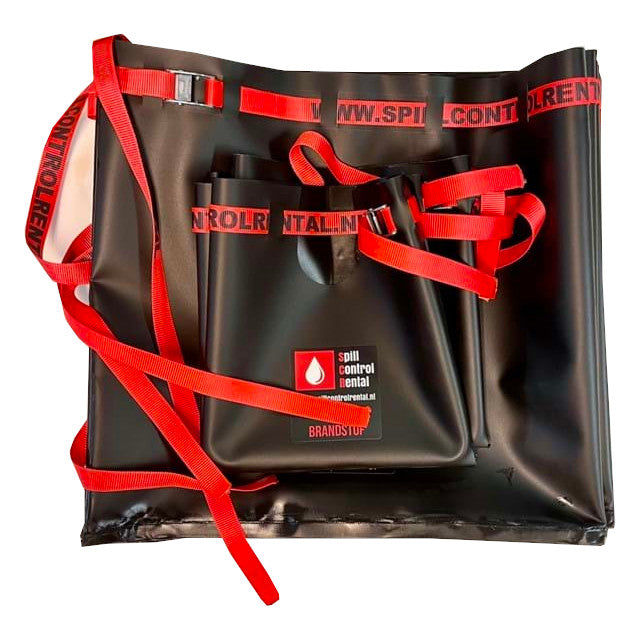 Spill bag voor lekkende afsluiters, opvang voor druppels chemie of olie.