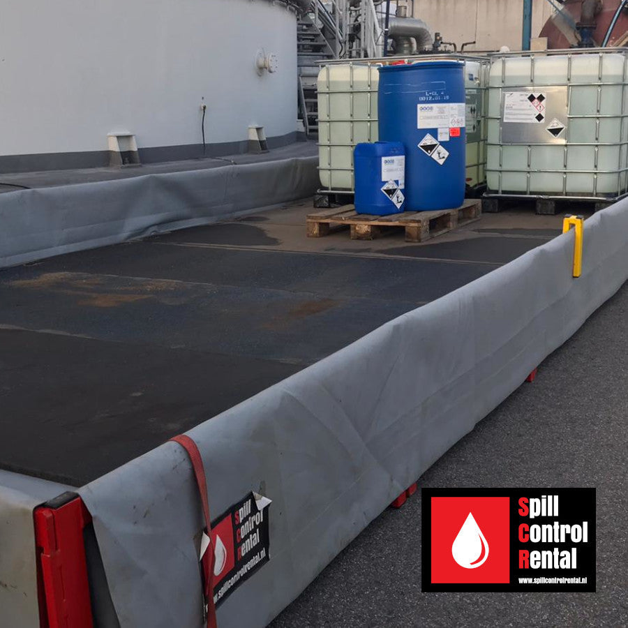 Lekbakken huren bij spill control rental via Absorptieshop.nl
