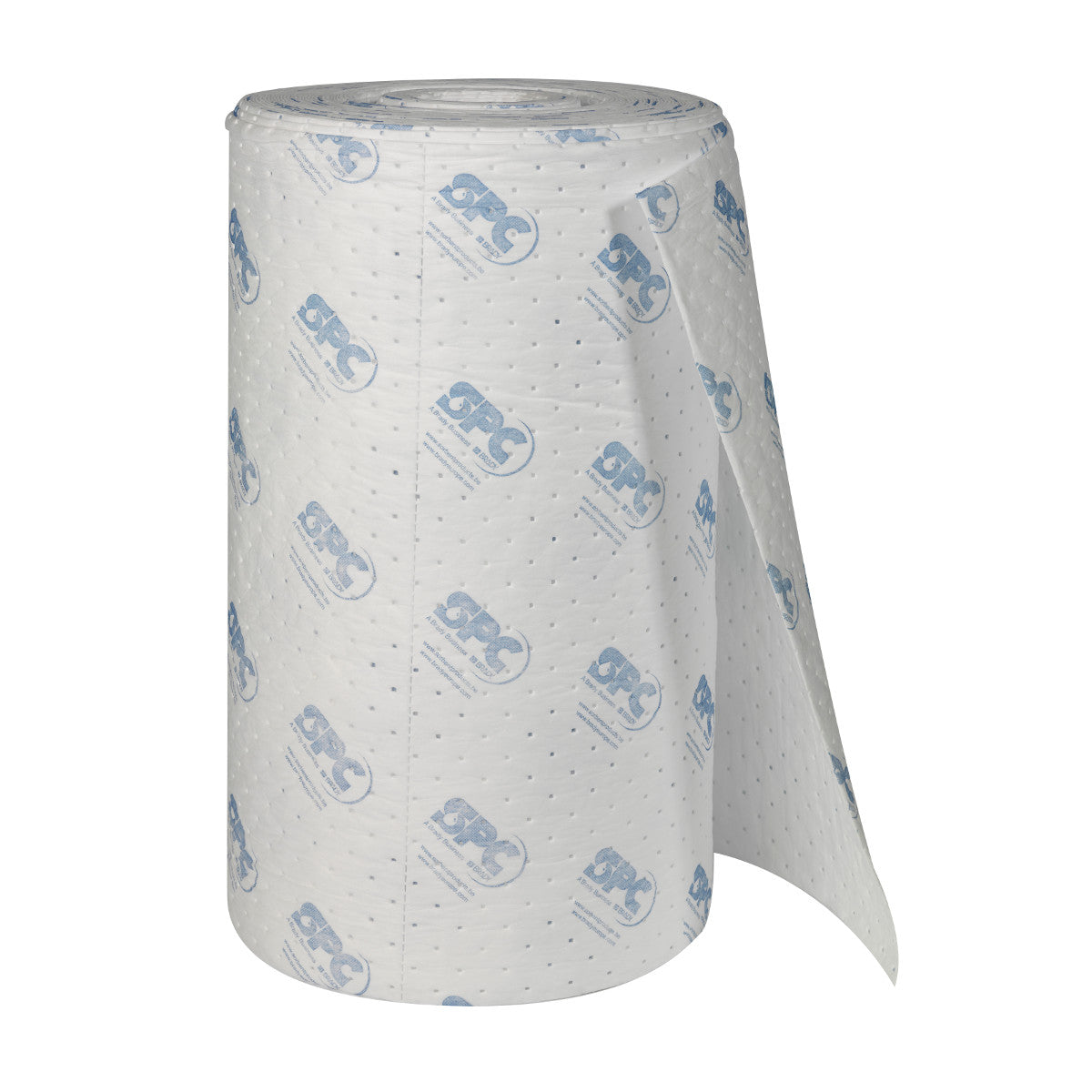 Absorberende rol voor oil lekkages, witte kleur, absorptieshop