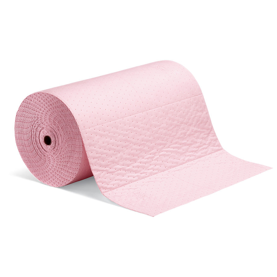 Roze absorptiemat chemie voor zuren, logen en chemische vloeistoffen