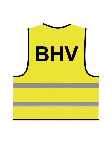 BHV hesje geel voor herkenbare bedrijfshulpverleners op de werkvloer