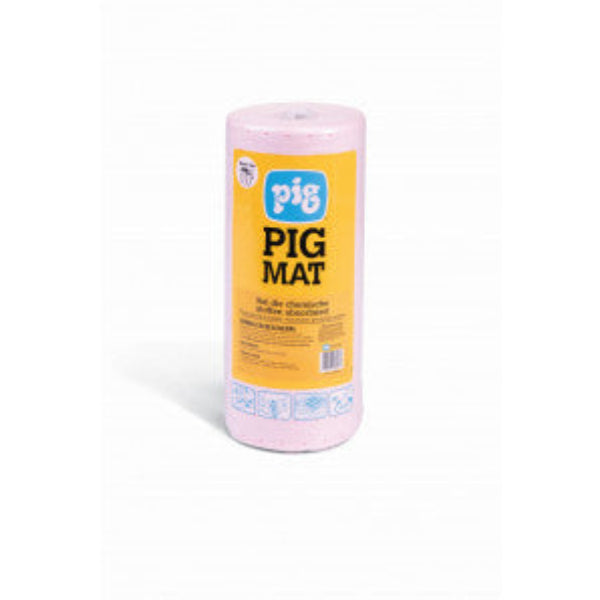 Chemische roze absorptiedoeken Pig op rol