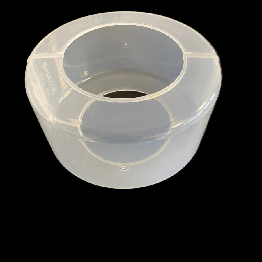 Doorzichtige gesloten flensbeschermer voor buizen met maximale diameter van 12 cm
