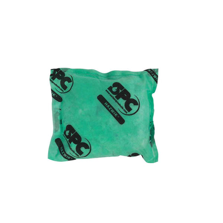 Chemische absorptiekussens, bedoeld om lekkages van agressieve vloeistoffen veilig op te vangen en te verwijderen.