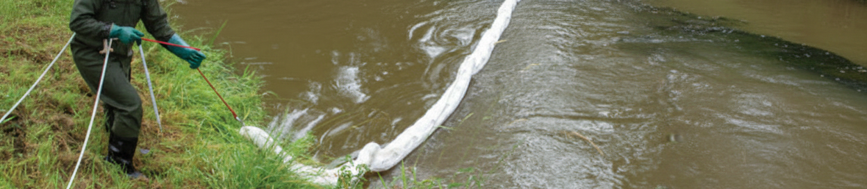 Banner - olie lekkage water