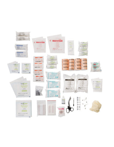 Inhoud EHBO koffer B voor voertuigen en extra ondersteuning voor bedrijven, absorptieshop.nl