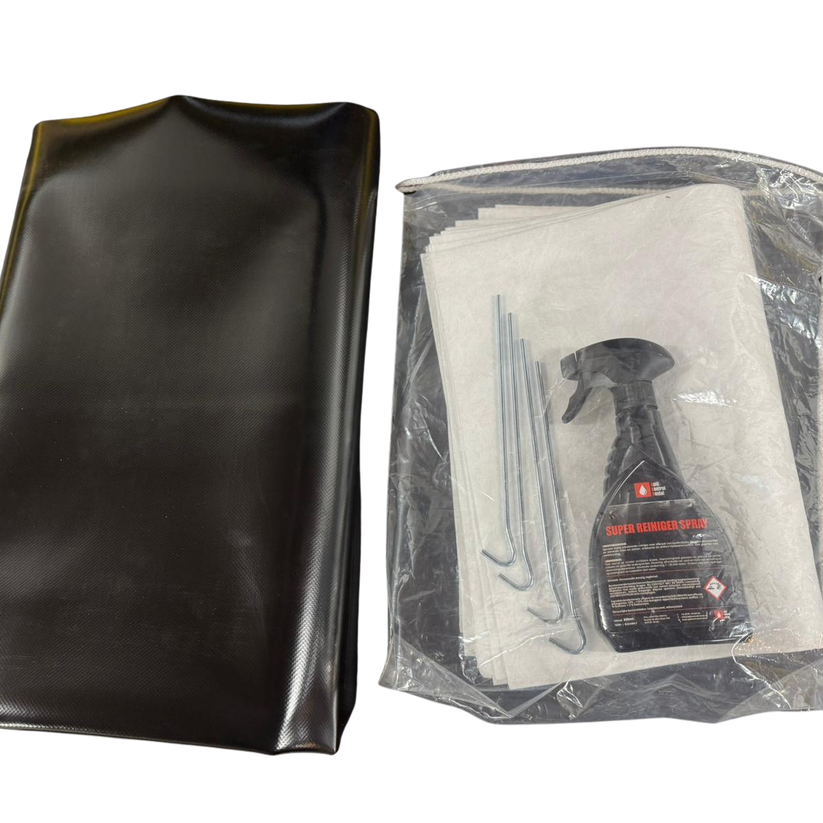 werk milieu vriendelijk en gebruik een grondzeil als je buiten aan auto's sleutelt