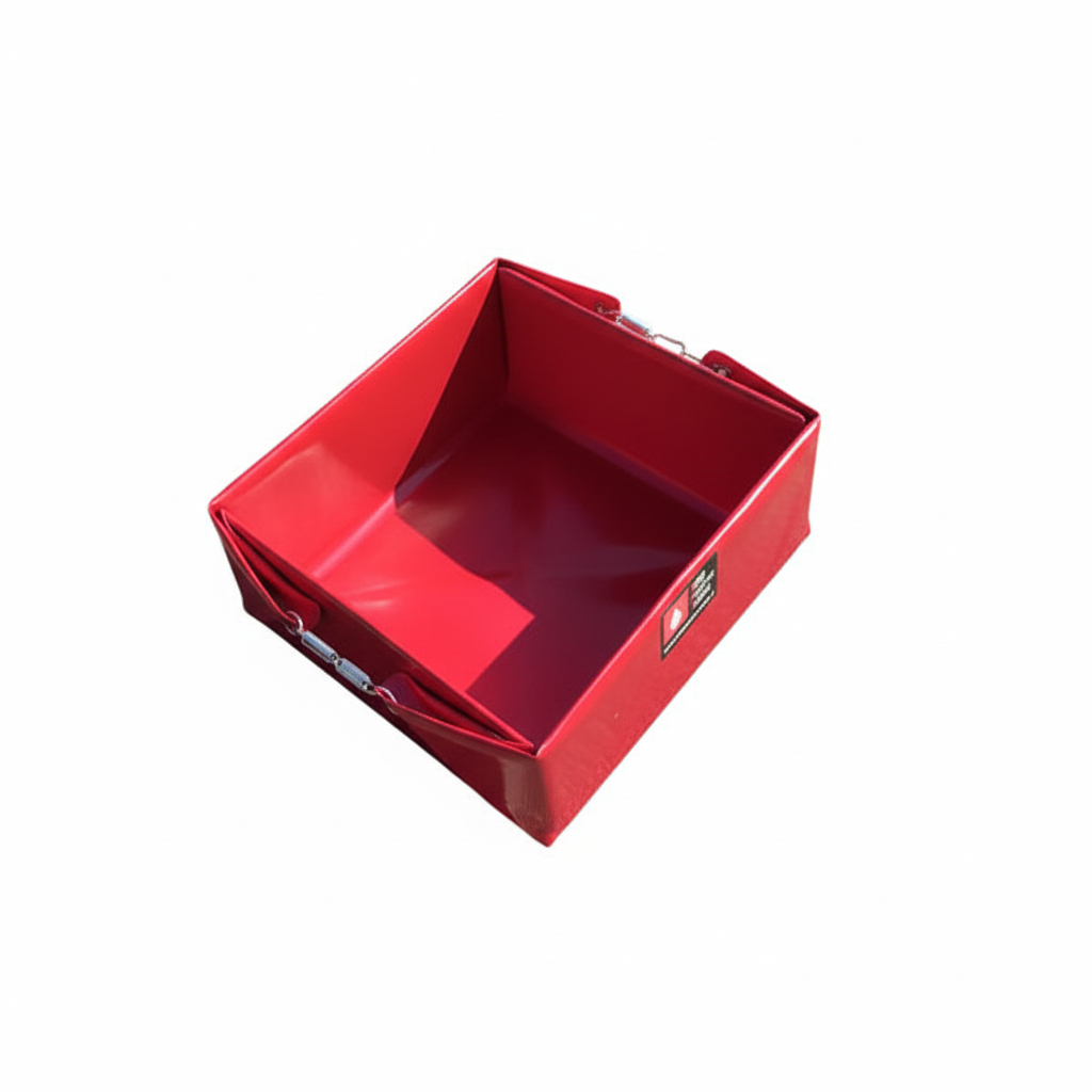 Lekbak bovenaanzicht, opvouwbaar voor opvang van diverse vloeistoffen te koop bij absorptieshop