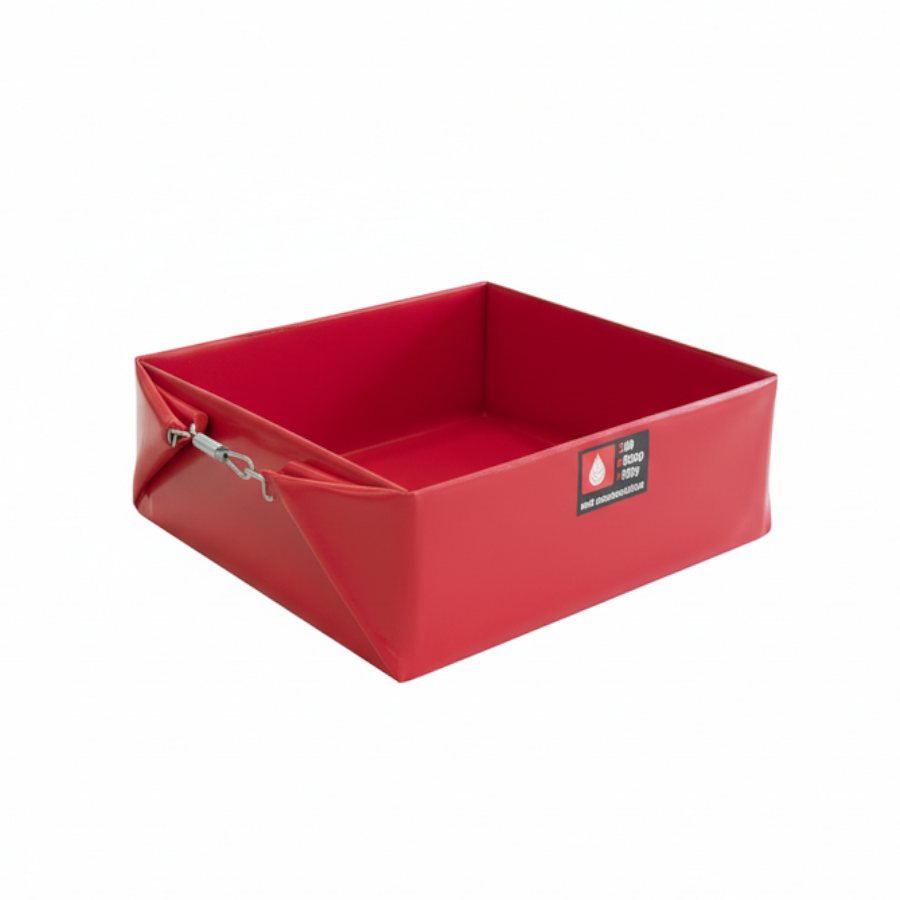 Compacte lekbak die eenvoudig op te vouwen en mee te nemen is.