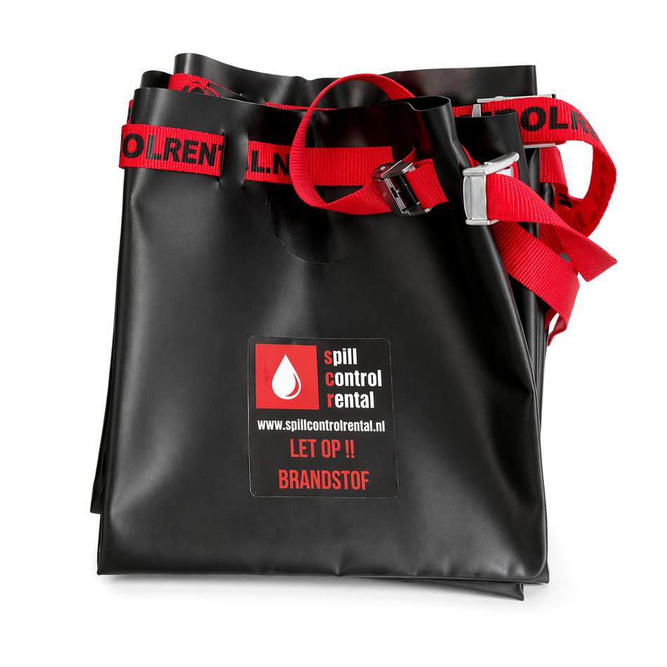Lekzak om lekkende olie uit flenzen of afsluiters op te vangen, absorptieshop.nl
