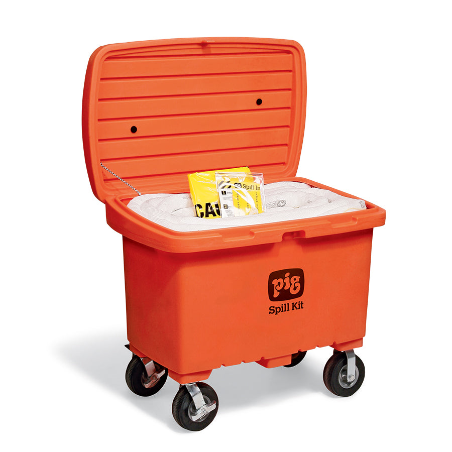 Spill kit container oranje 280 liter - Oil only