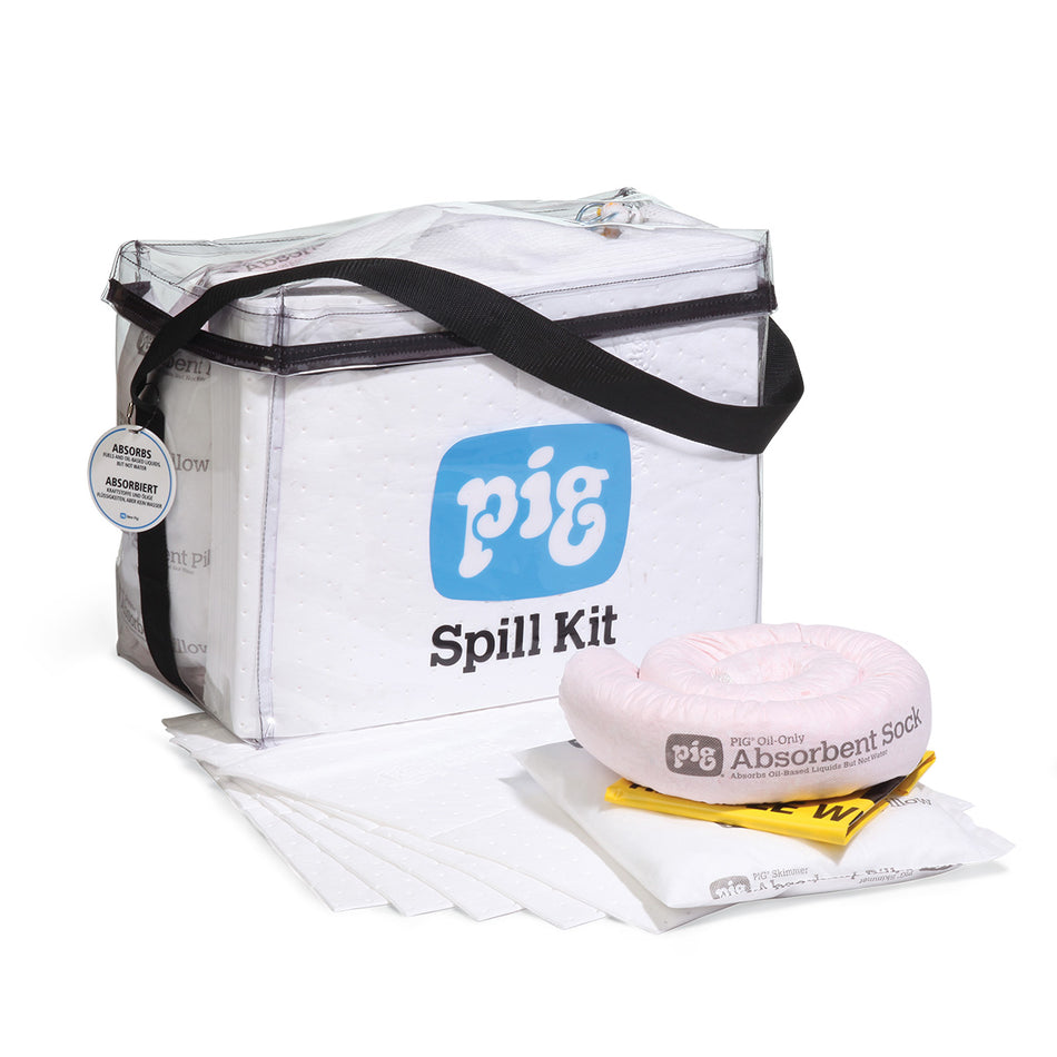 Spill kit doorzichtige tas - Oil only